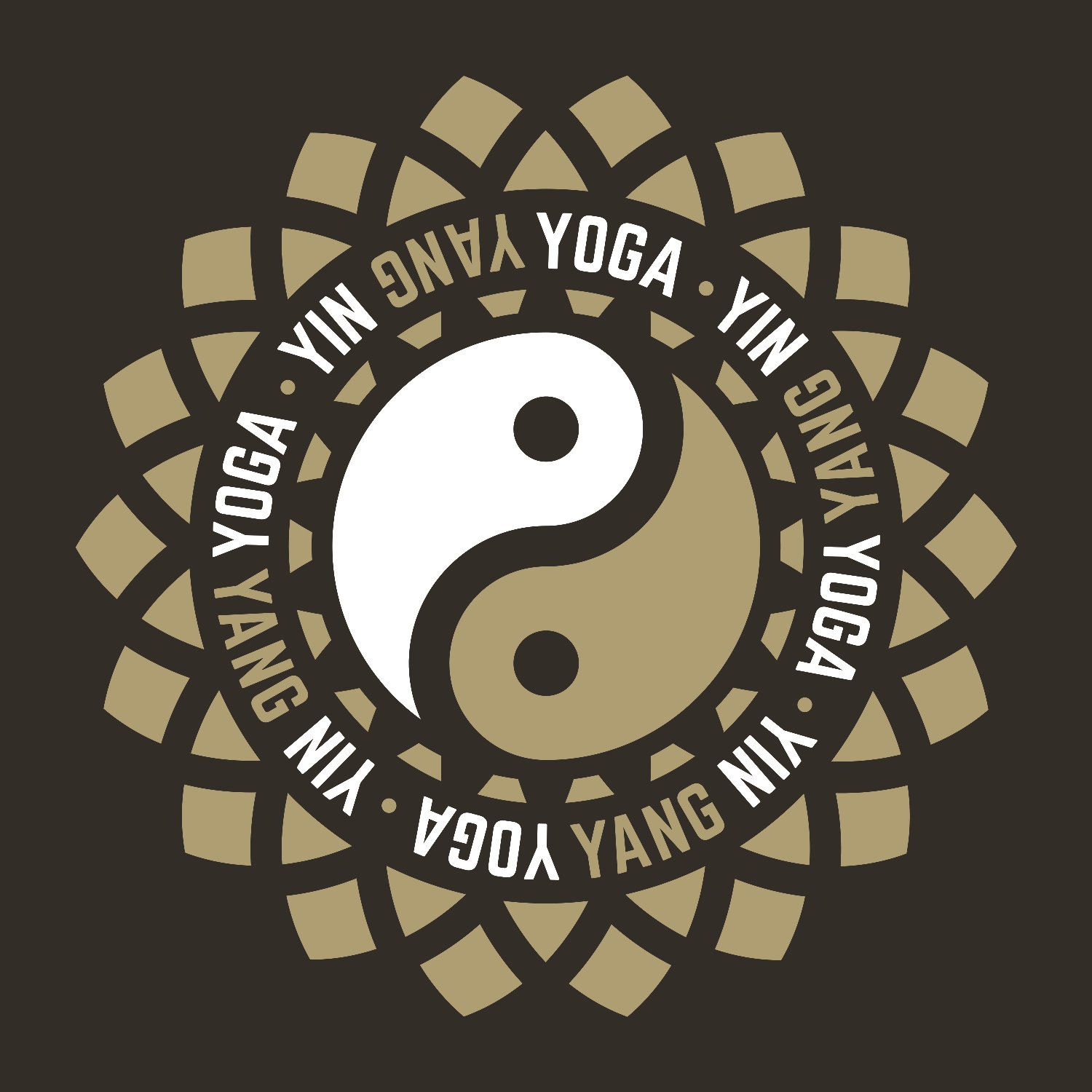 Yin Yang Yoga Logo A CMYK